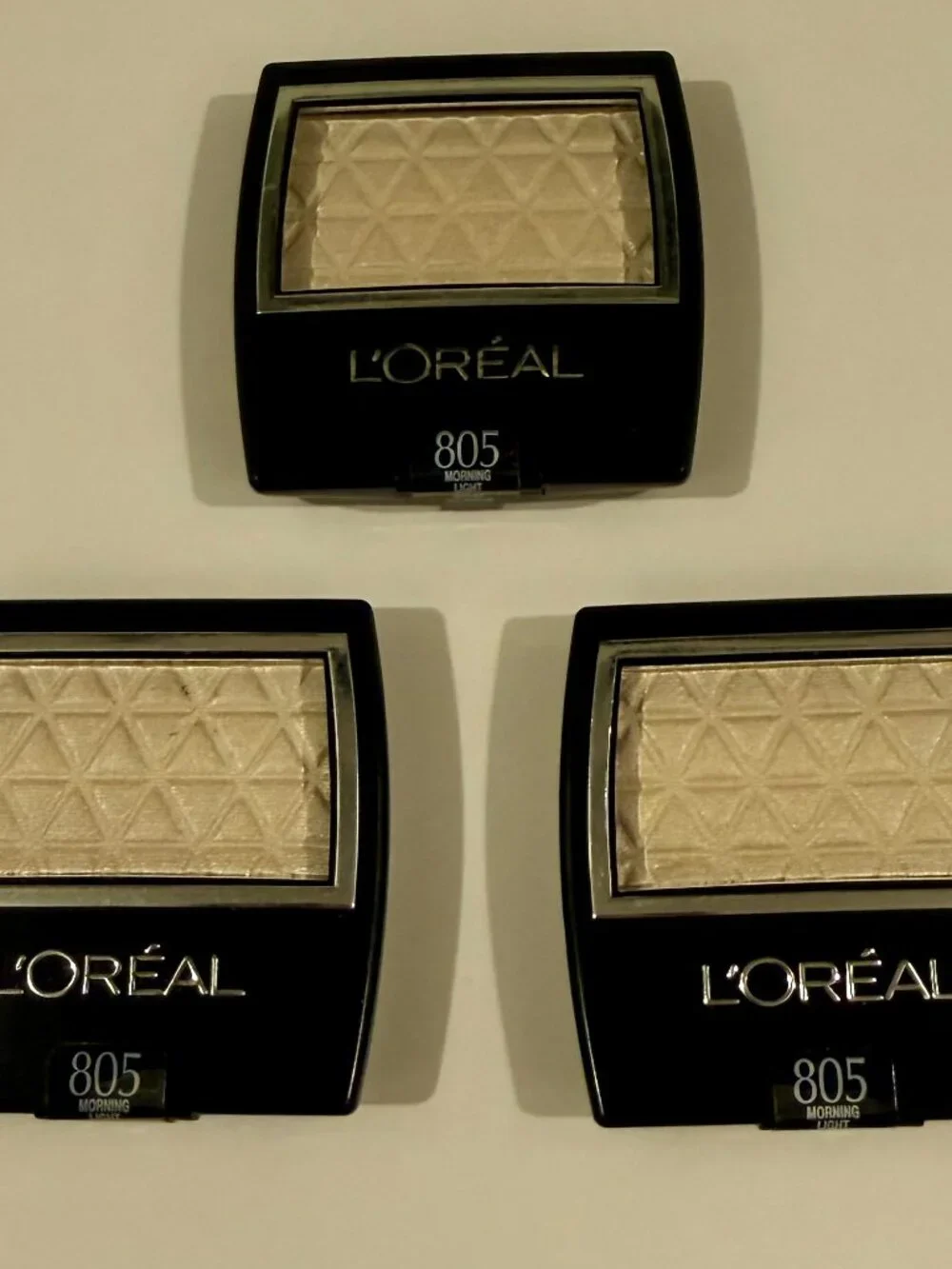 L'Oreal Eyeshadow Set of Three Number #805 Morning Light Brand New Sealed